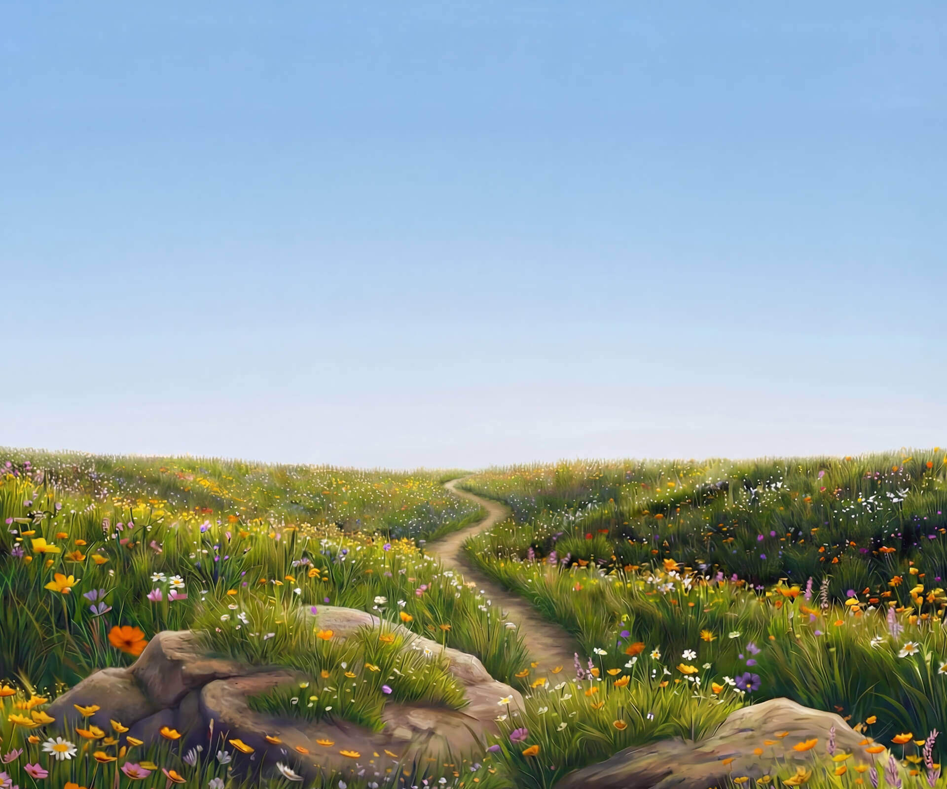 Green meadow